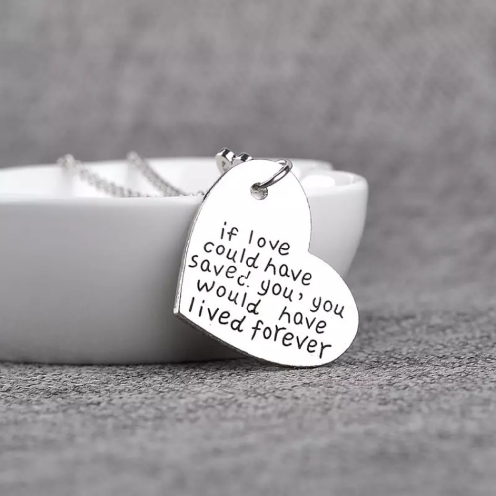 🌺 Paw & Poem Necklace - Picture 3 of 5